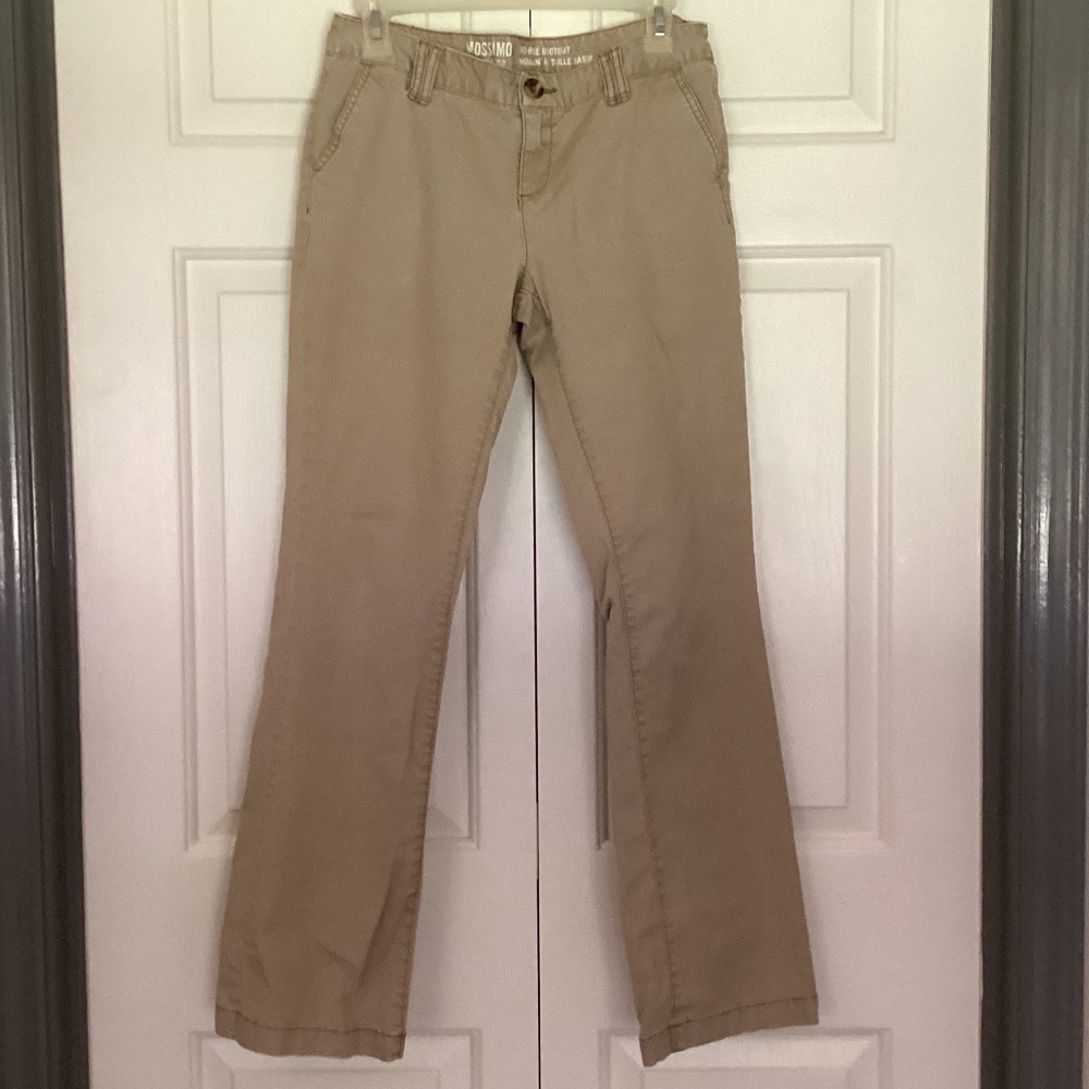 Mossimo mid rise bootcut khakis